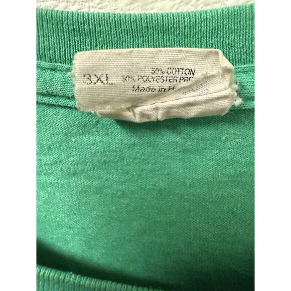 IRELAND GREEN VINTAGE T-SHIRT 3XL Y2K Vintage 2000s - Picture 4 of 7